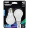 Feit Electric Feit Enhance A15 E26 (Medium) Filament LED Bulb Daylight 40 Watt Equivalence 2 pk BPA1540W95CAFL2 - alternate 1